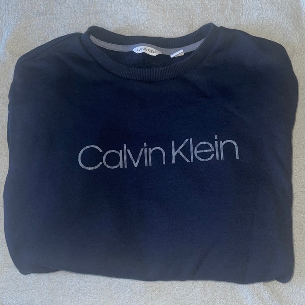 Calvin Klein Men’s Logo Crewneck Sweater